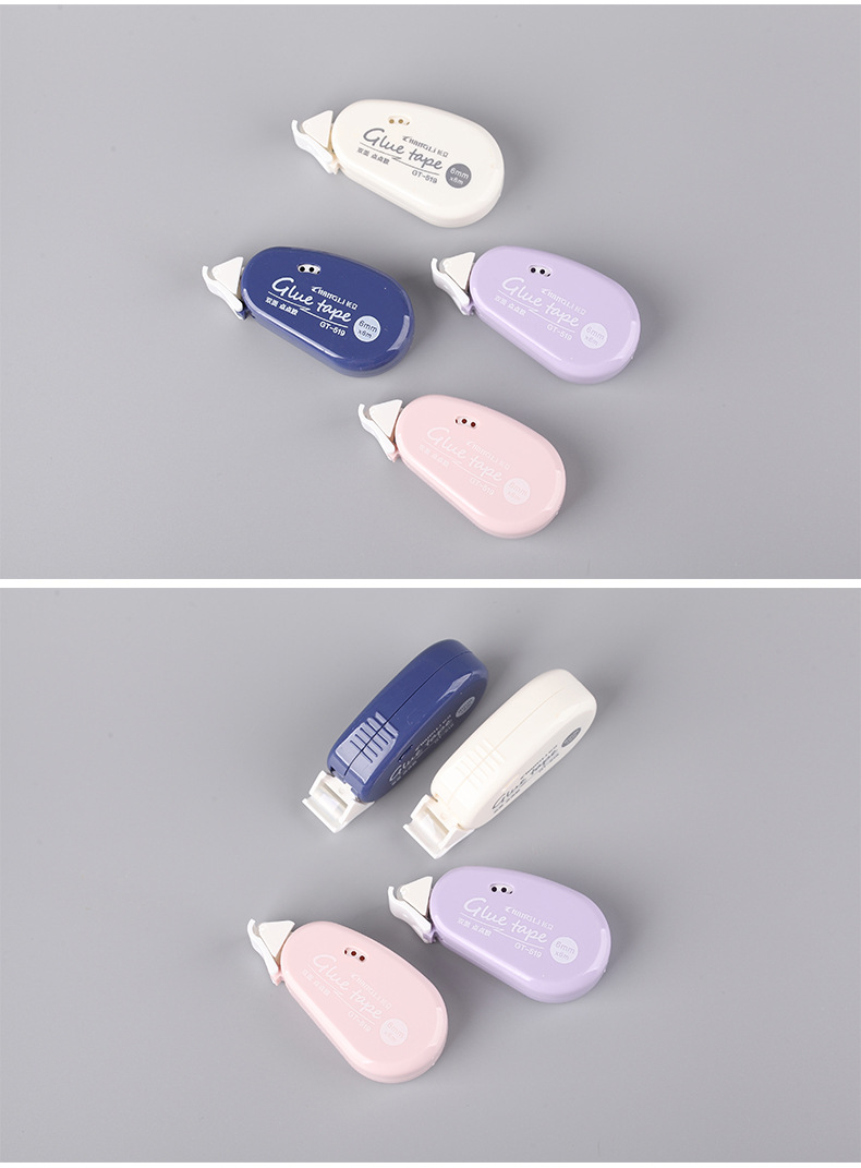 小巧点点胶点状双面胶修正带式双面胶学生用品高颜值透明胶批发详情7
