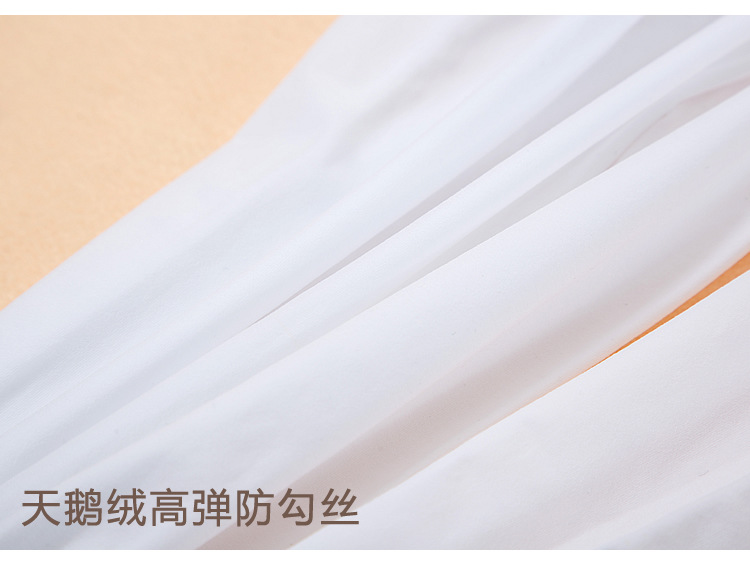 儿童舞蹈袜秋冬中厚钢丝袜白色加绒打底裤光腿练功连裤袜详情8