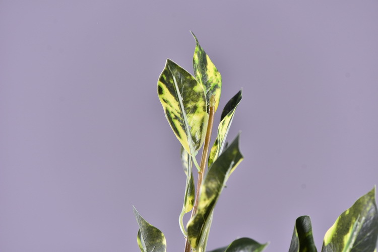 Wholesale of high-end flower and leaf materials for Huazhi Artificial Plants, wedding, hotel, living room artificial leaves, window display and landscaping green plants pic 8