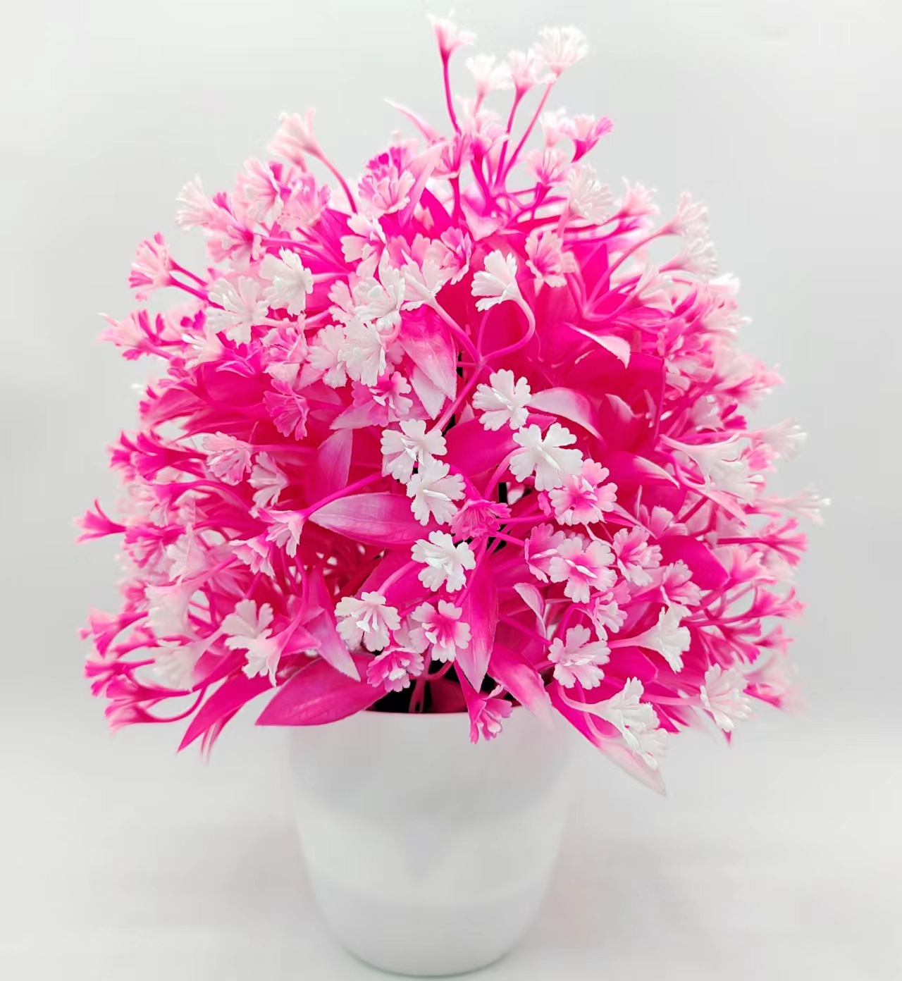 Hongsheng simulation process spherical flower tree desktop ornaments, hotel and office decorations, home furnishings pic 2