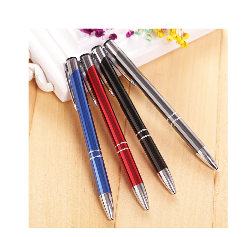 R厂家直销广告礼品促销圆珠笔办公商务铝杆金属笔可LOGO详情7