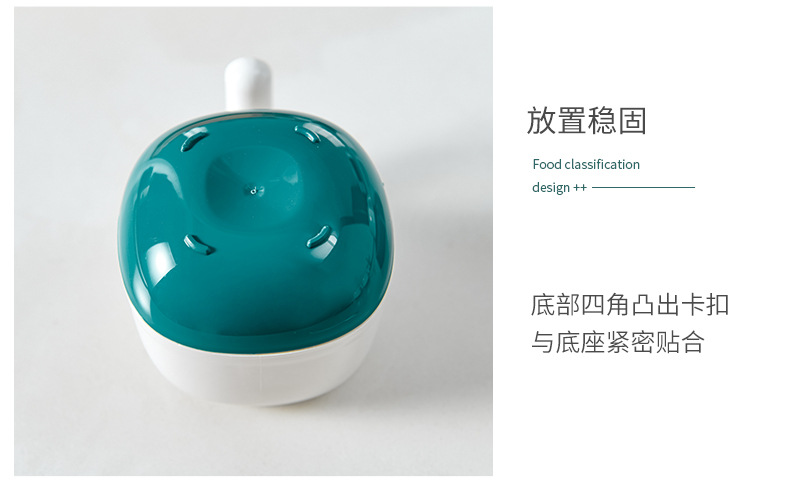 Factory direct sales of new creative plastic seasoning boxes, no drilling, no marks, wall-mounted kitchen seasoning storage boxes wholesale pic 10