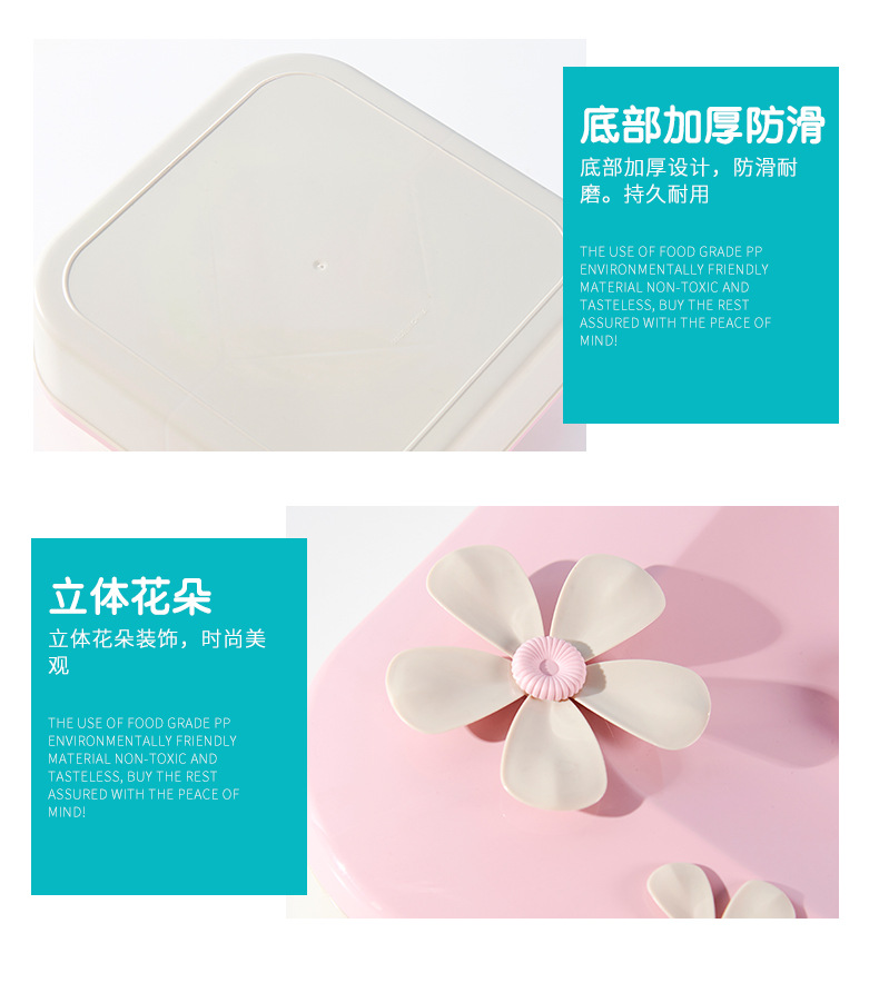 G468-5666/7 Plastic dried fruit plate, melon seed box, candy box, creative fruit plate, home living room snack storage box pic 14