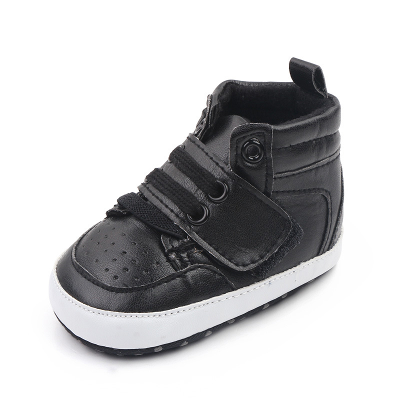 Wholesale of high-top casual sports soft-soled shoes for baby boys aged 0-12 months, baby shoes and walking shoes 2755 pic 7