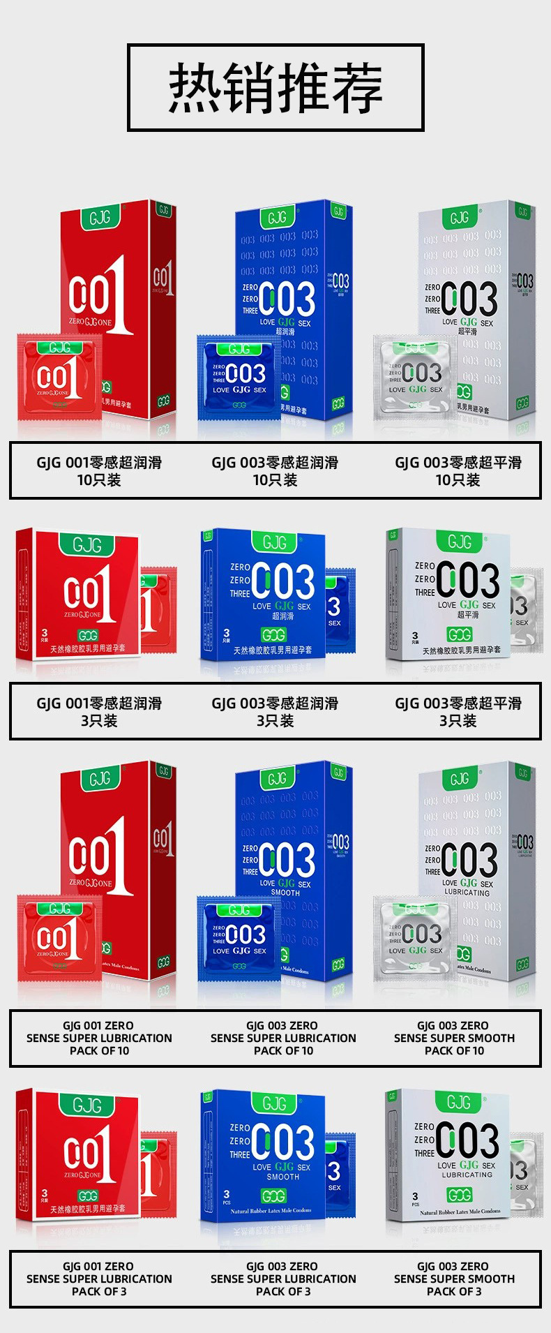 外贸秘鲁避孕套English condoms安全套3只装蓝色成人情趣性用品 ZAYC-英文避孕套3只装蓝色003详情3