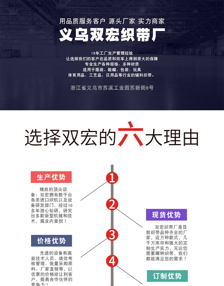 现货白胚热转印织带 热升华印花手机工作证挂绳 服装箱包辅料批发详情2