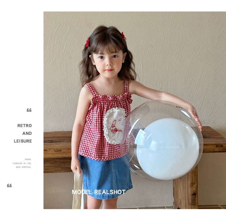 Summer girls top 2024 новая детская версия summer bulls для детей южной кореи pic 14