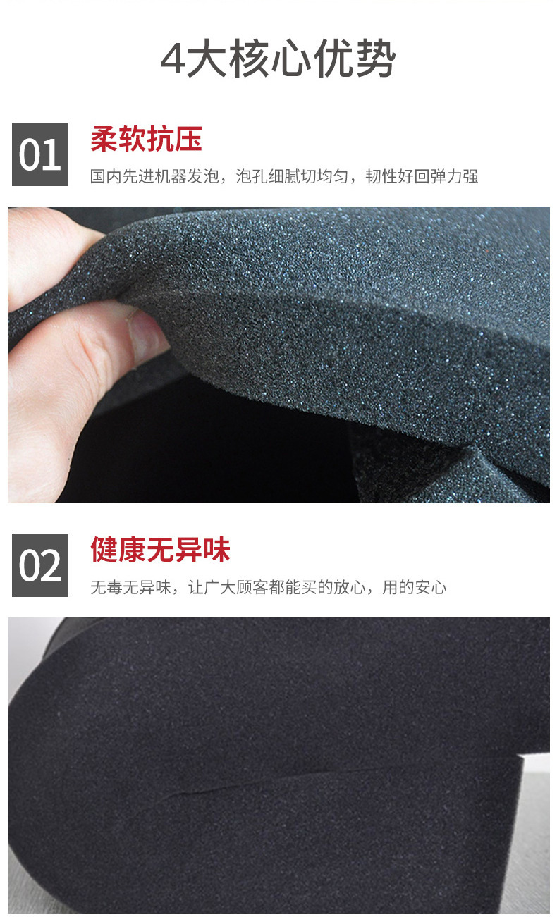 Daily necessities packaging sponge, cosmetics packaging sponge, custom gift box packaging high-density sponge pic 7
