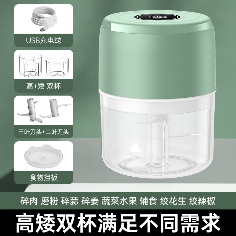 Electric garlic tamper, household garlic press pic 1