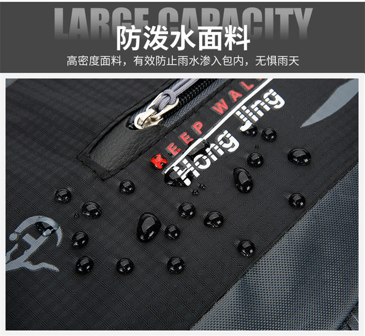 供应新款简约户外登山包男女双肩包运动书包休闲旅行旅游背包详情9