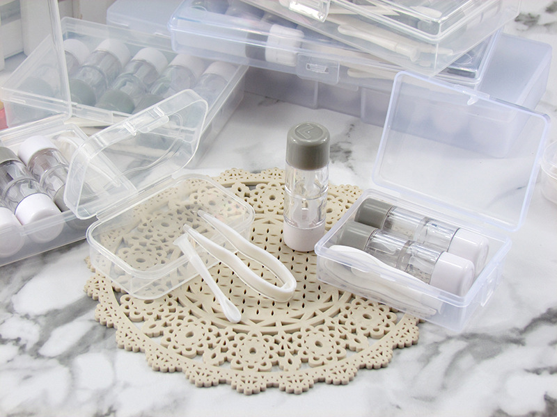 1 to 9 pairs of contact lens cases, hard RGP color contact lens cases, cylindrical lens cases and ok lens cases are in stable supply and exclusively for foreign trade pic 11