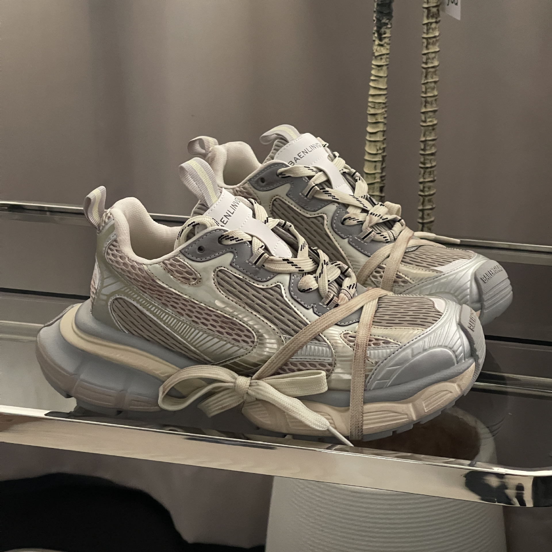 2023年新款老爹鞋增高厚底运动鞋休闲做旧复古情侣男女鞋详情6