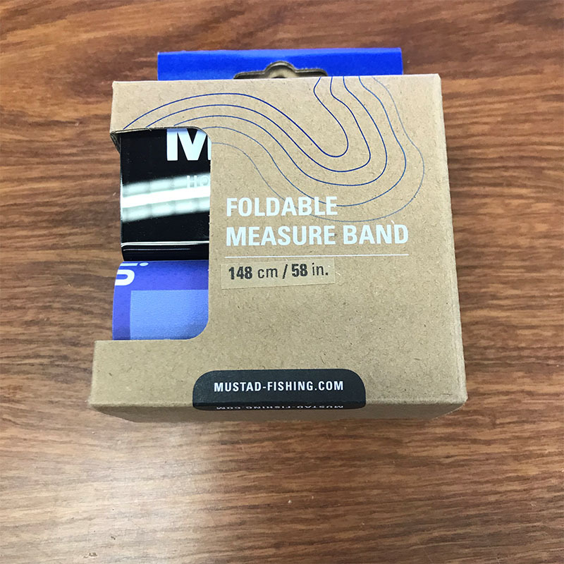 Musta folding fish measuring ruler 148cm is convenient for storage. Lue fishing tools are soft and wrinkle-resistant pic 3