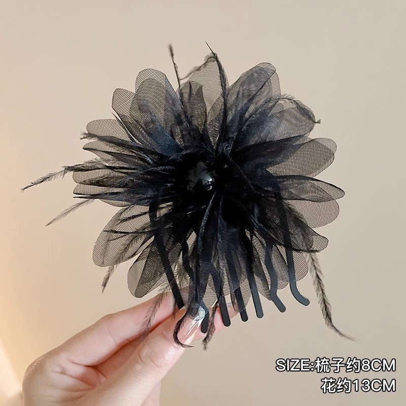 The iron hairpin and hairpin set can be DIY. The acrylic iron hairpin and hairpin set imitates pearl hairpin pic 10