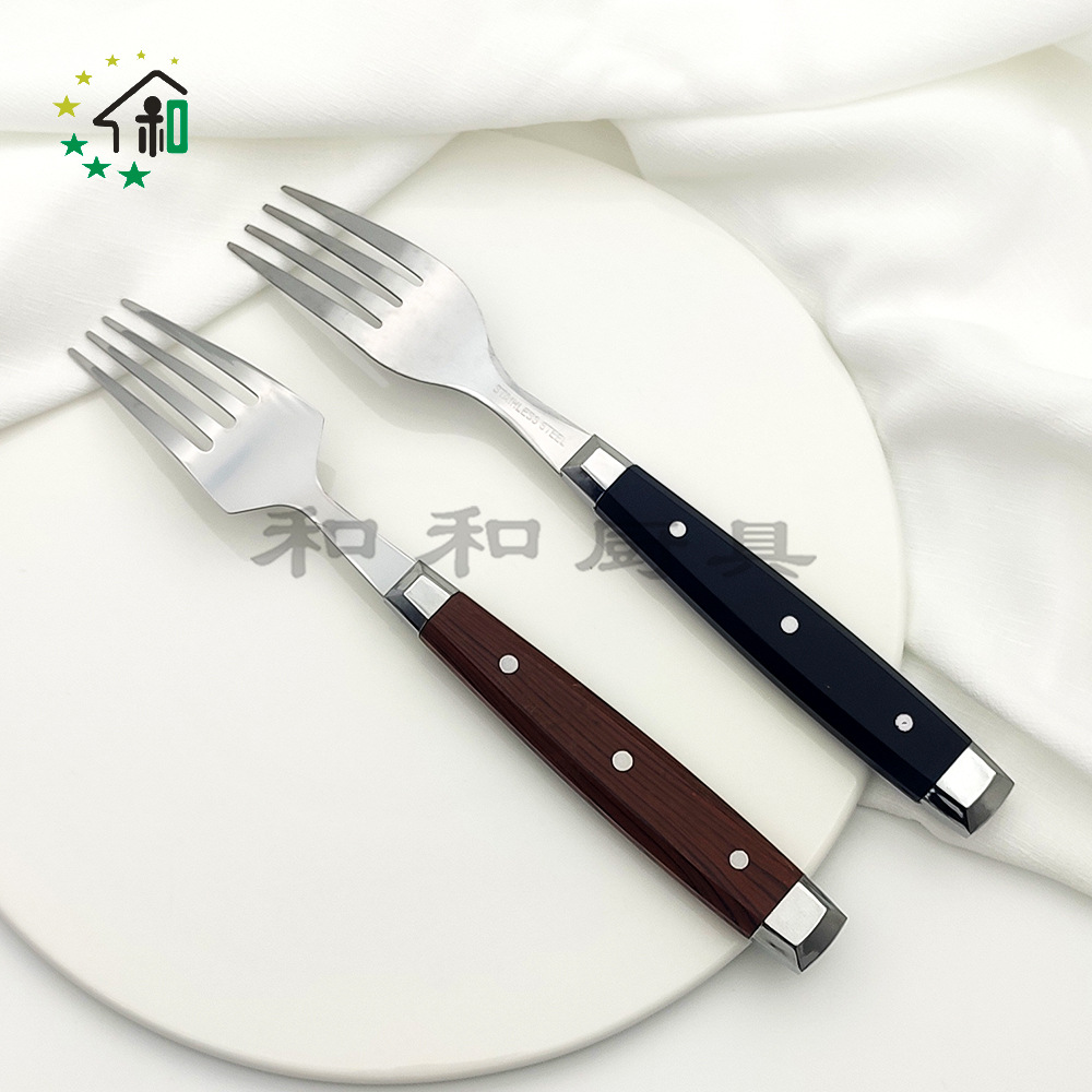 多颜色家用全套切牛排意面餐具24件套装不锈钢西餐餐具刀叉勺全套详情25