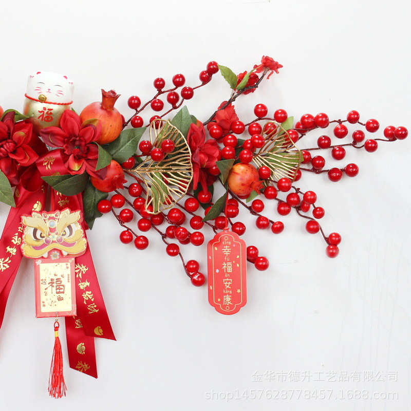 New Year decorations, festive wall-hung gifts, Lantern Festival housewarming items, Spring Festival wall decorations, New Year ornaments pic 7