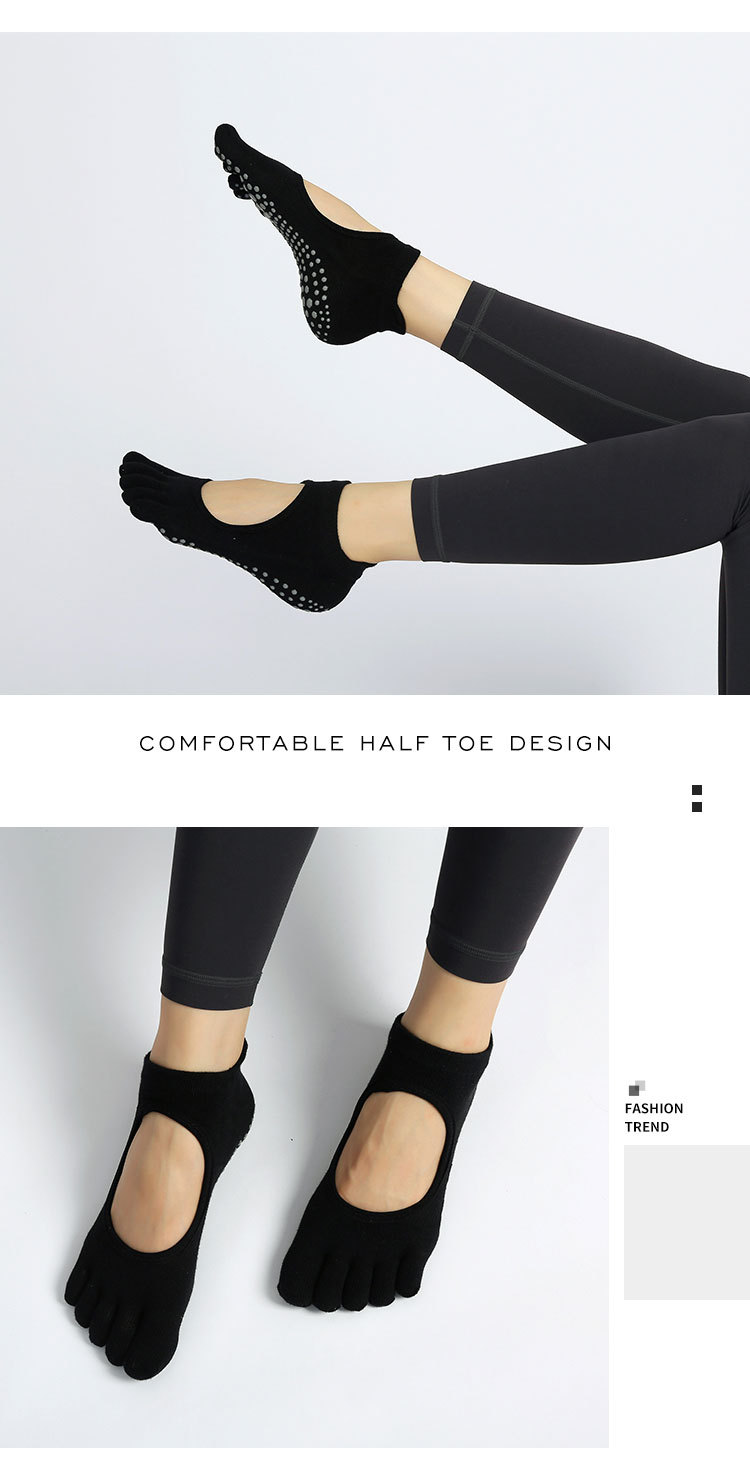 瑜伽袜子夏季防滑袜女夏天普拉提袜五指袜分指运动室内运动袜详情14