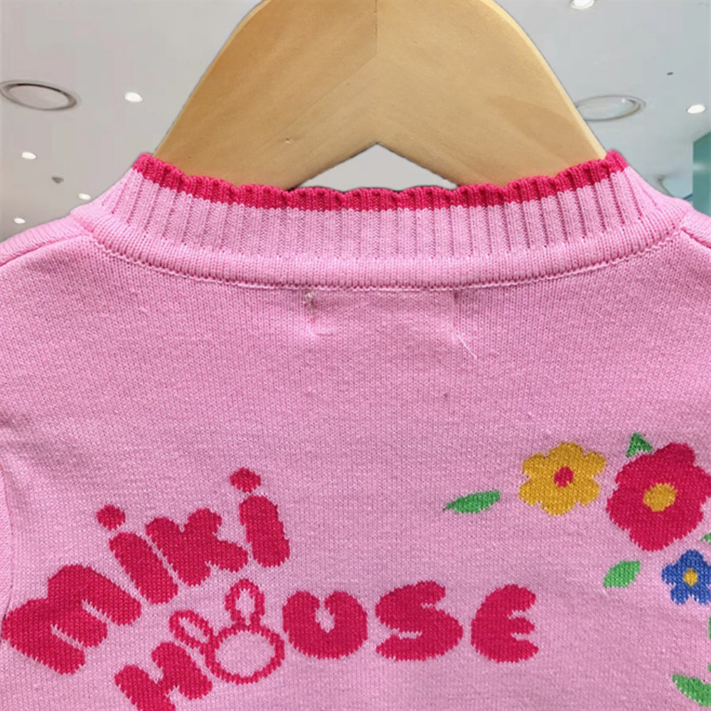 日系mikiclever童装招代理女童春款粉色公主风针织衫毛衣MR430702详情10