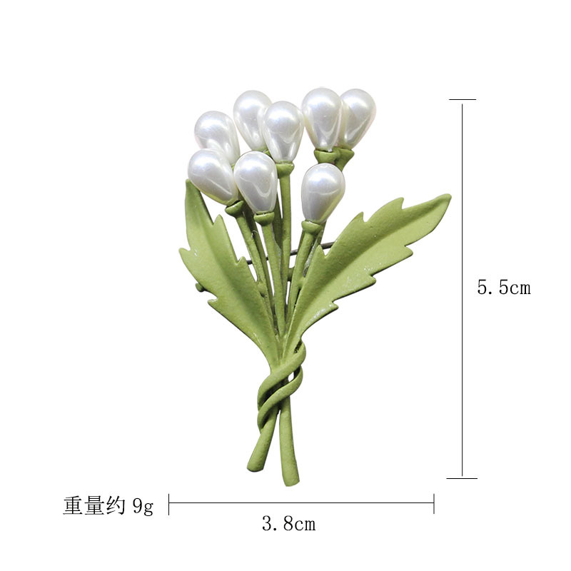韩国新款高档珍珠胸针时尚风胸花水钻个性丝巾扣蝴蝶别针批发详情41