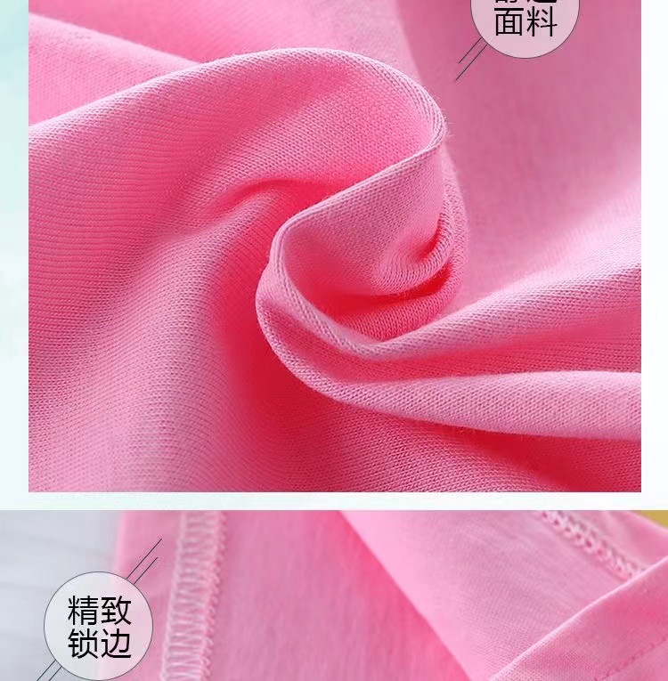 女童t恤短袖纯棉夏季2024新款爆款洋气变色库洛米亮片女孩可爱详情8