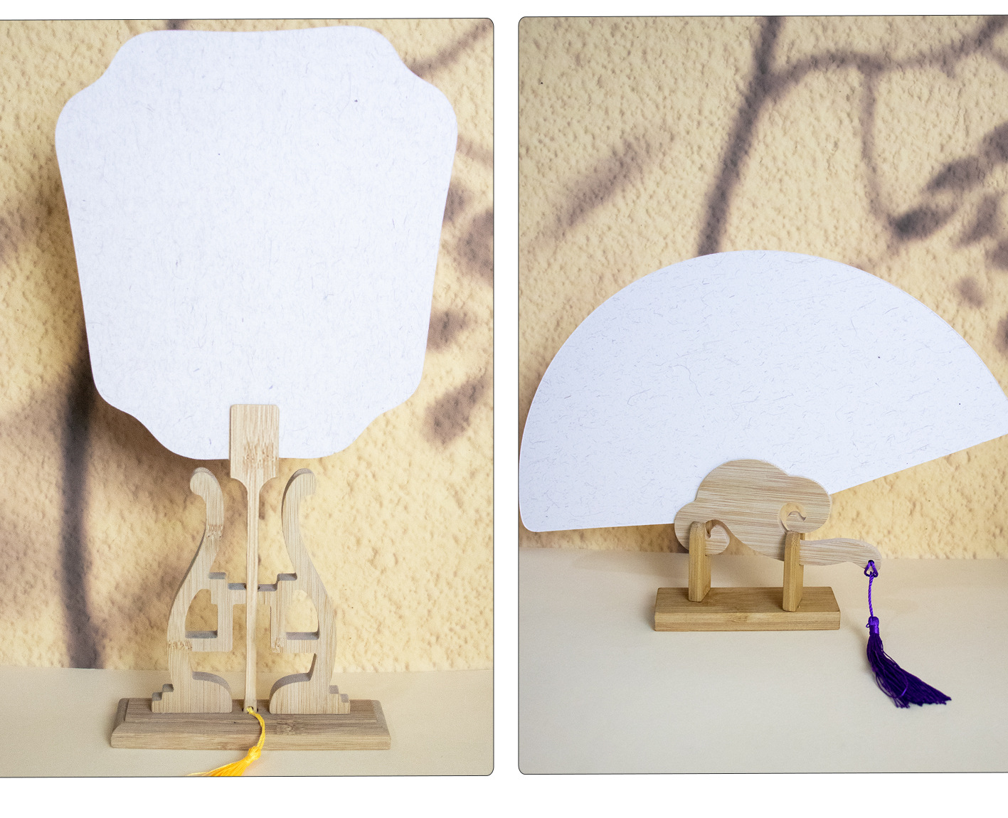 漆扇扇子diy漂漆材料包漆扇专用空白团扇pvc宣纸复古大漆扇批发详情13