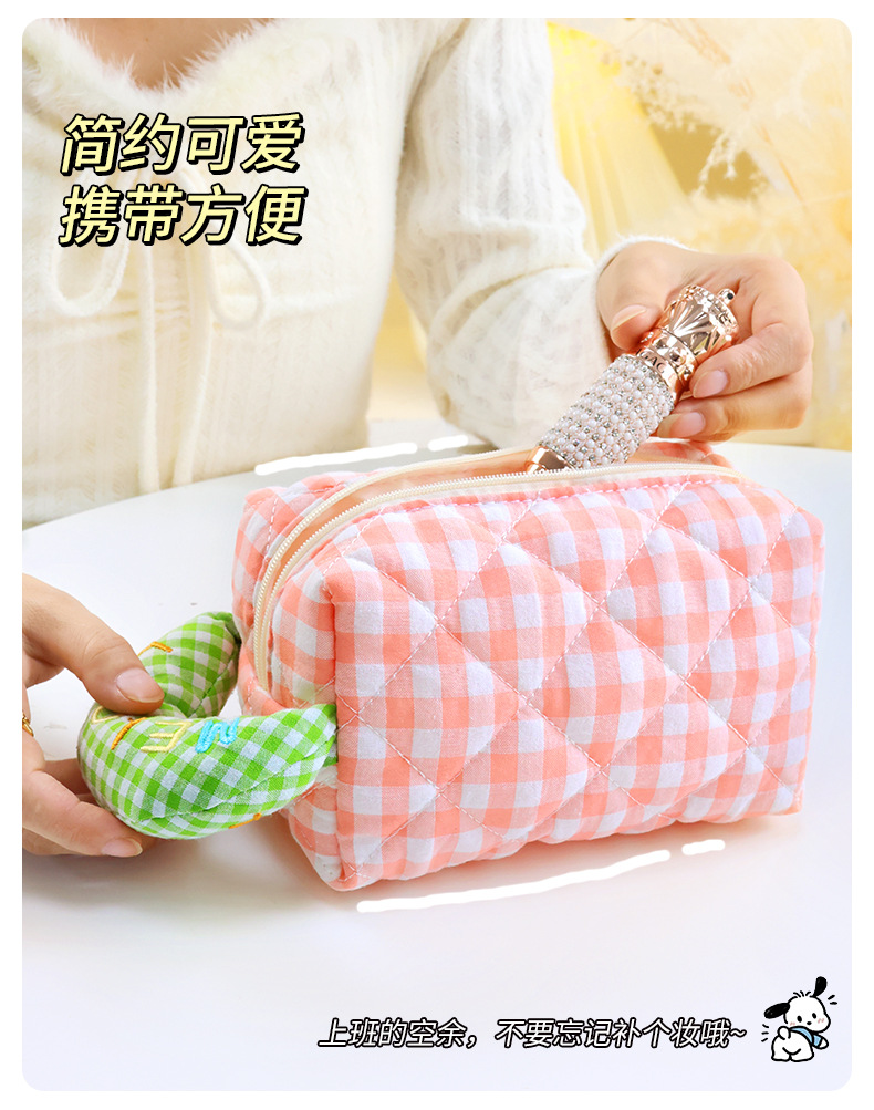 马卡龙色化妆包便携高颜值洗漱包大容量收纳包可爱ins化妆收纳袋详情6