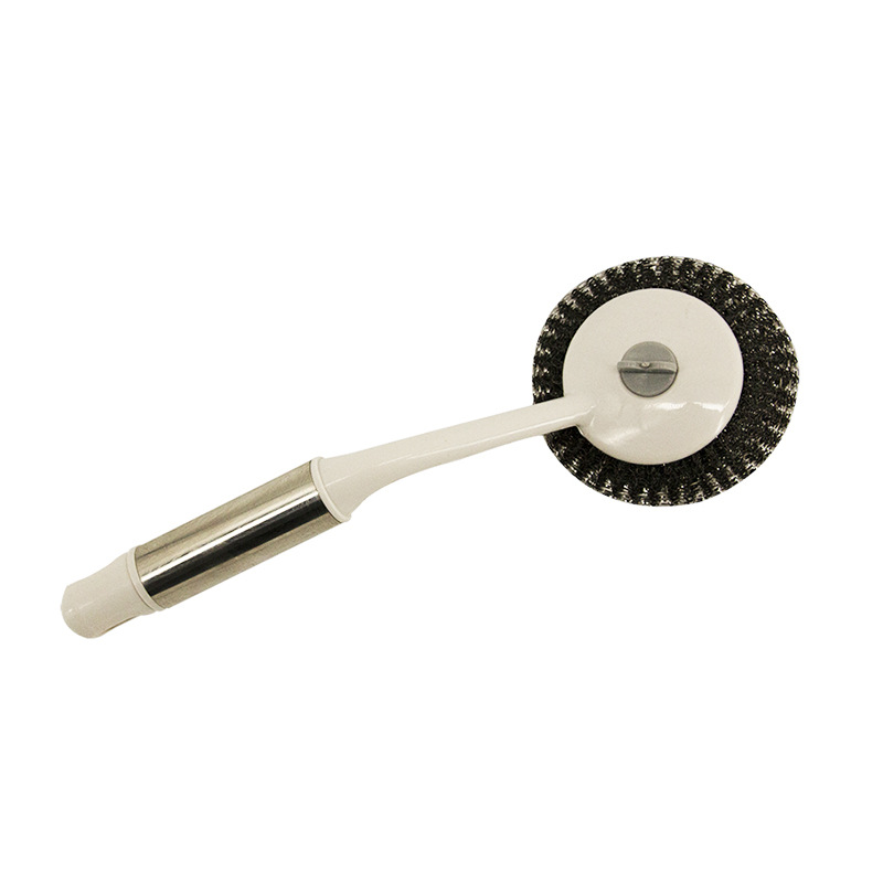 Wholesale of kitchen wall-mounted cleaning dishwashing brushes, stainless steel wire and plastic pot washing brushes pic 4