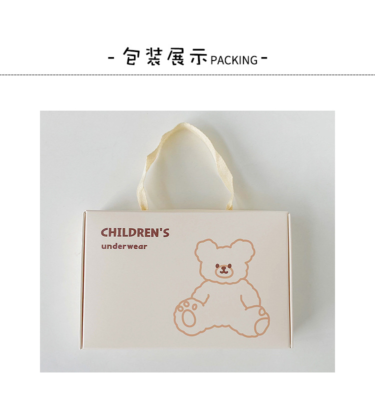 内裤地摊一件代发儿童内裤女批发24春季卡通快乐兔兔女童内裤平角A类棉宝宝内裤一件代发详情14