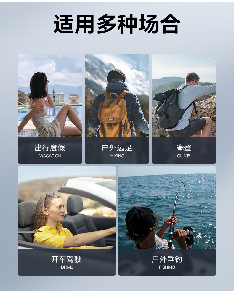 卡莎偏光太阳镜大框近视高清套镜户外开车墨镜夏季防晒眼镜网红款详情7