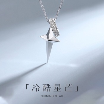 星芒潮男耳扣时尚冷淡风星形单只耳饰韩版个性潮搭星星男士耳环详情4