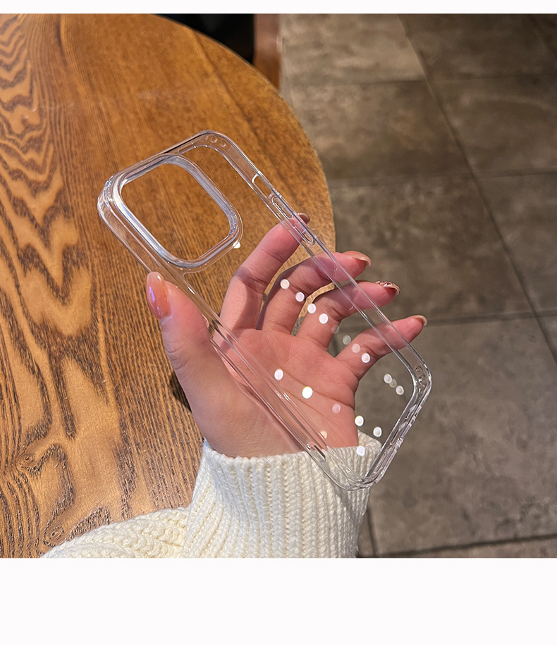 Non-yellowing, suitable for iPhone 15 phone cases, transparent iPhone 15 Pro hard cases, and iPhone 14 phone cases pic 9
