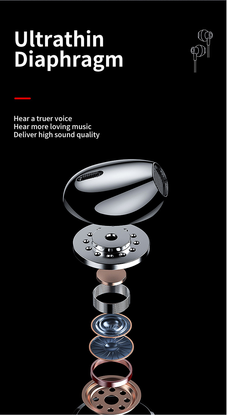 新款跨境热卖Type-c耳机有线耳机半入耳数字解码接口线控耳机现货详情6