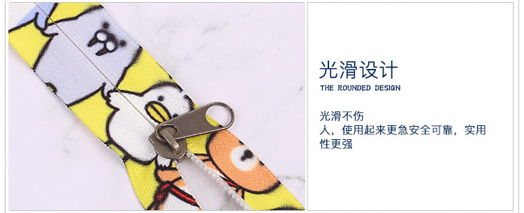 热转印拉链 来料来图加工   印花拉链  免费排版详情5