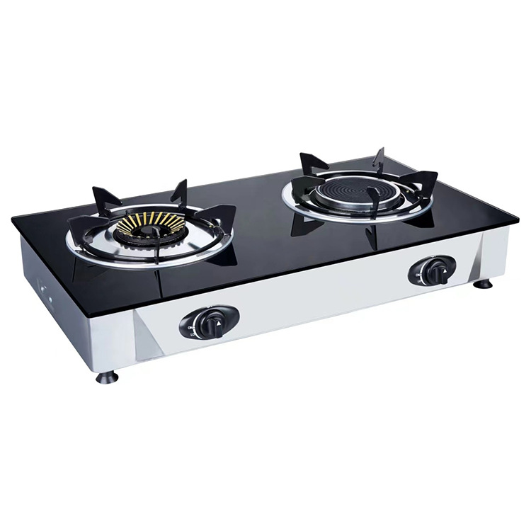 Factory wholesale glass stove surface 2-burner gas stove, household double-burner gas stove, gas stove pic 3