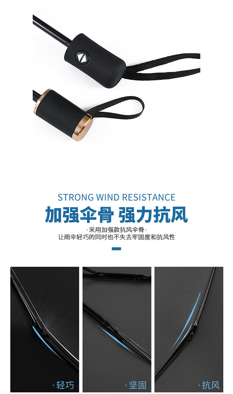 8骨三折自动UV晴雨两用伞折叠遮阳防晒雨伞定制太阳伞广告伞批发详情15