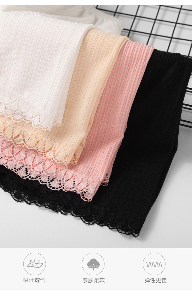 冰丝女童防走光安全裤夏季可外穿宽松蕾丝中大儿童打底短裤配裙子详情7