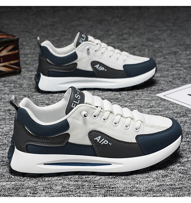 直播爆款男鞋2024新款男士休闲百搭透气网面潮鞋防滑跑步鞋子男详情16