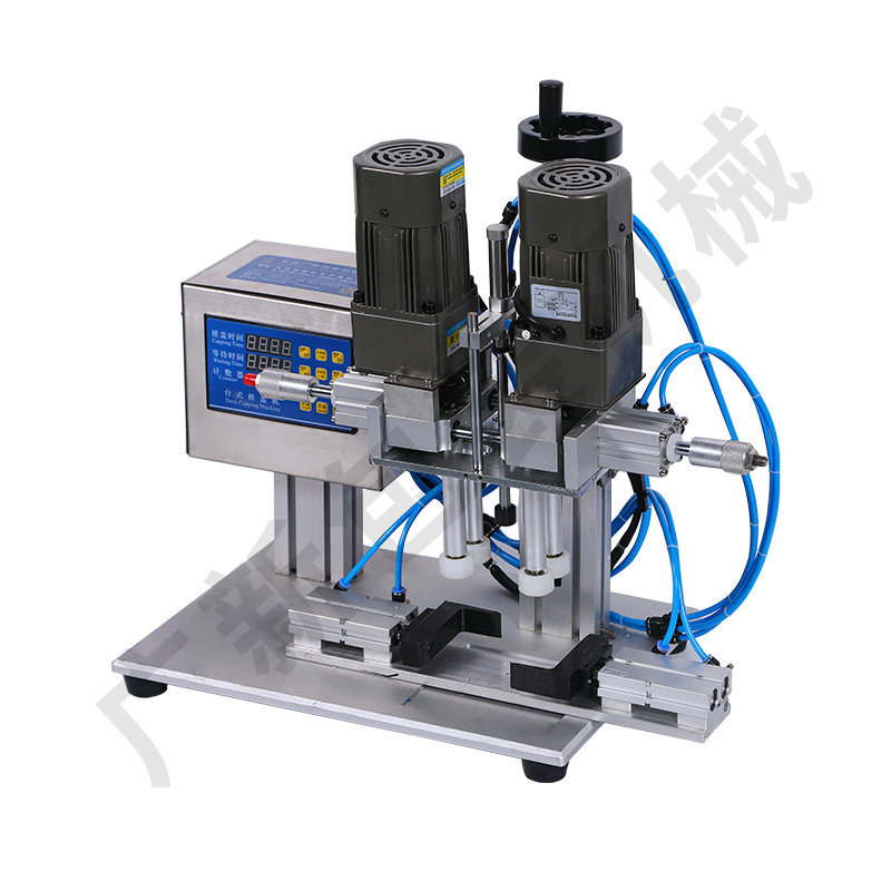The manufacturer customizes semi-automatic benchtop capping machines, multi-functional electric capping machines and pneumatic round bottle capping machines pic 14