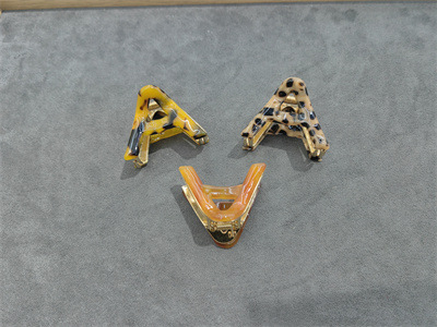 复古少女三角抓夹后脑勺小发夹网红夹子ins韩国头饰醋酸小巧发抓详情2