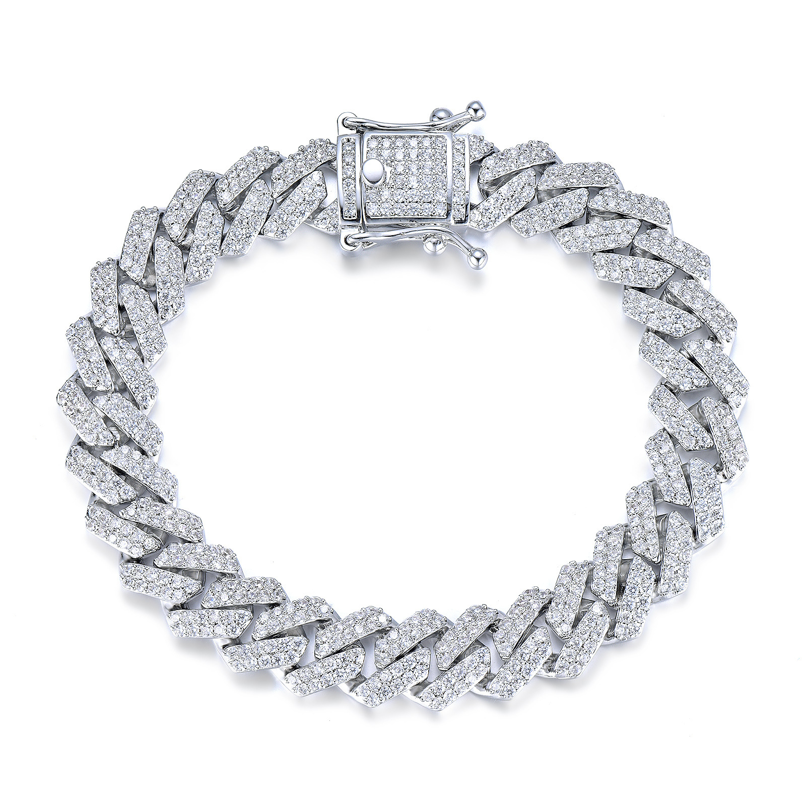 TennisChain欧美饰品2-6MM网球链 时尚男女士嘻哈锆石手链高级感详情11