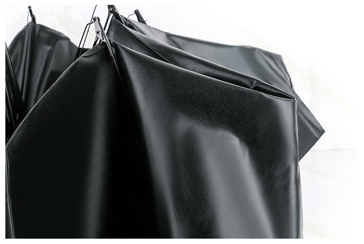 Creative folding black rubber umbrella, cute and fresh cherry three-fold sunshade umbrella, 8-bone manual sun protection and wind protection umbrella pic 8