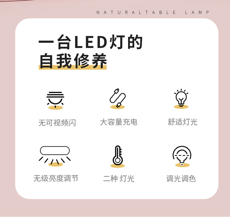 跨境萌宠兔子太空人led小台灯 儿童桌面床头灯氛围灯礼品详情2
