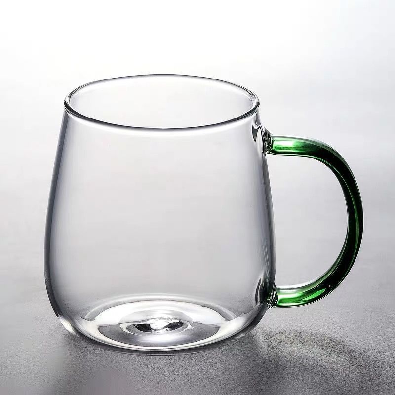 单层玻璃彩把杯 泡茶杯套装高硼硅玻璃喝水杯啤酒果汁玻璃杯详情6