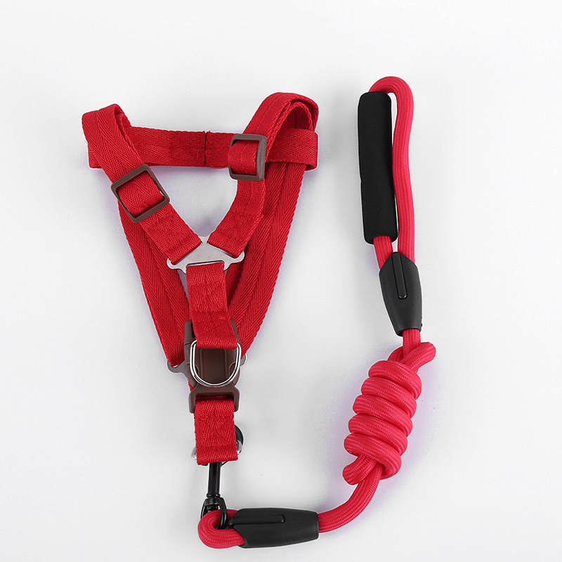 Aishangchong dog leashes, dog chains, plain dog walking leashes, collars, medium and large dog leashes, pet supplies pic 9