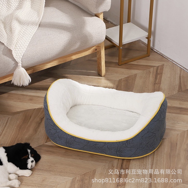 冬季新款狗窝四季通用可拆洗宠物用品中小型狗窝元宝窝船型窝批发详情7