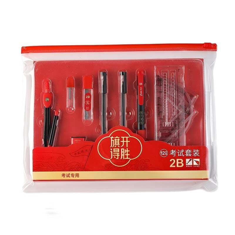 The best-selling student stationery items include the college entrance examination set, gel pen case, ruler, answer sheet, 2B pencil, eraser and ruler pic 5