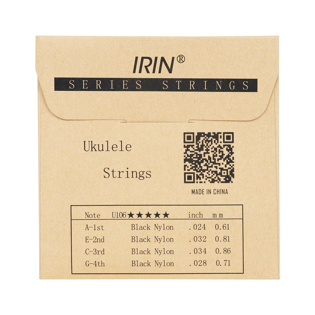 IRIN21/23/26寸尤克里里琴弦尼龙弦乌克丽丽UK吉他小四弦套弦批发详情9