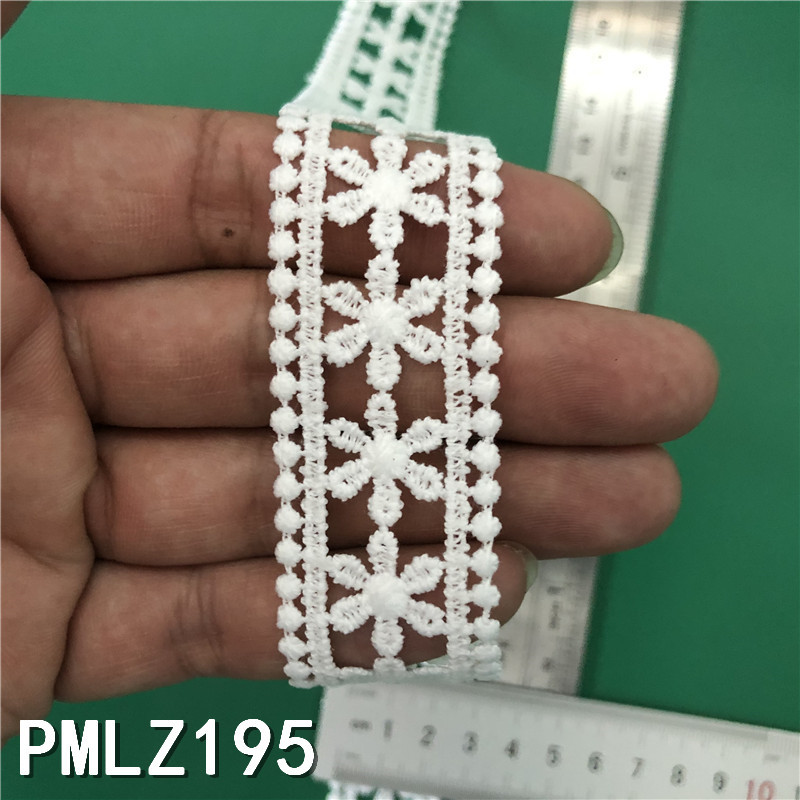 New Lolita embroidery water-soluble lace, milk silk single-sided small flower wave lace, lace with barcode pic 34