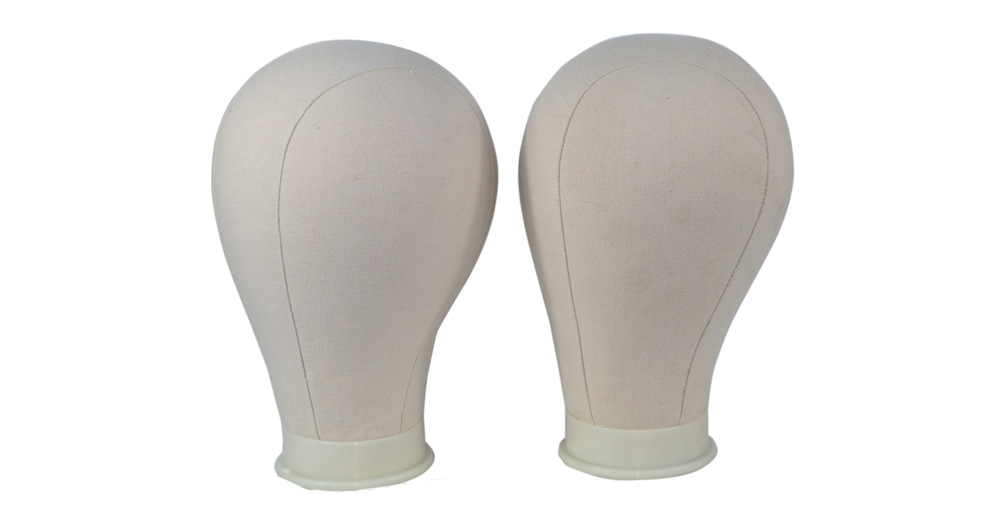 Canvas wig head mold shaping head, styling head, needling practice head, filling canvas head mold pic 6