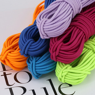 Wholesale thickened double-layer elastic bands, high-elastic latex lacing bands, flat loose tight ropes, plain weave elastic webbing, and clothing accessories pic 6